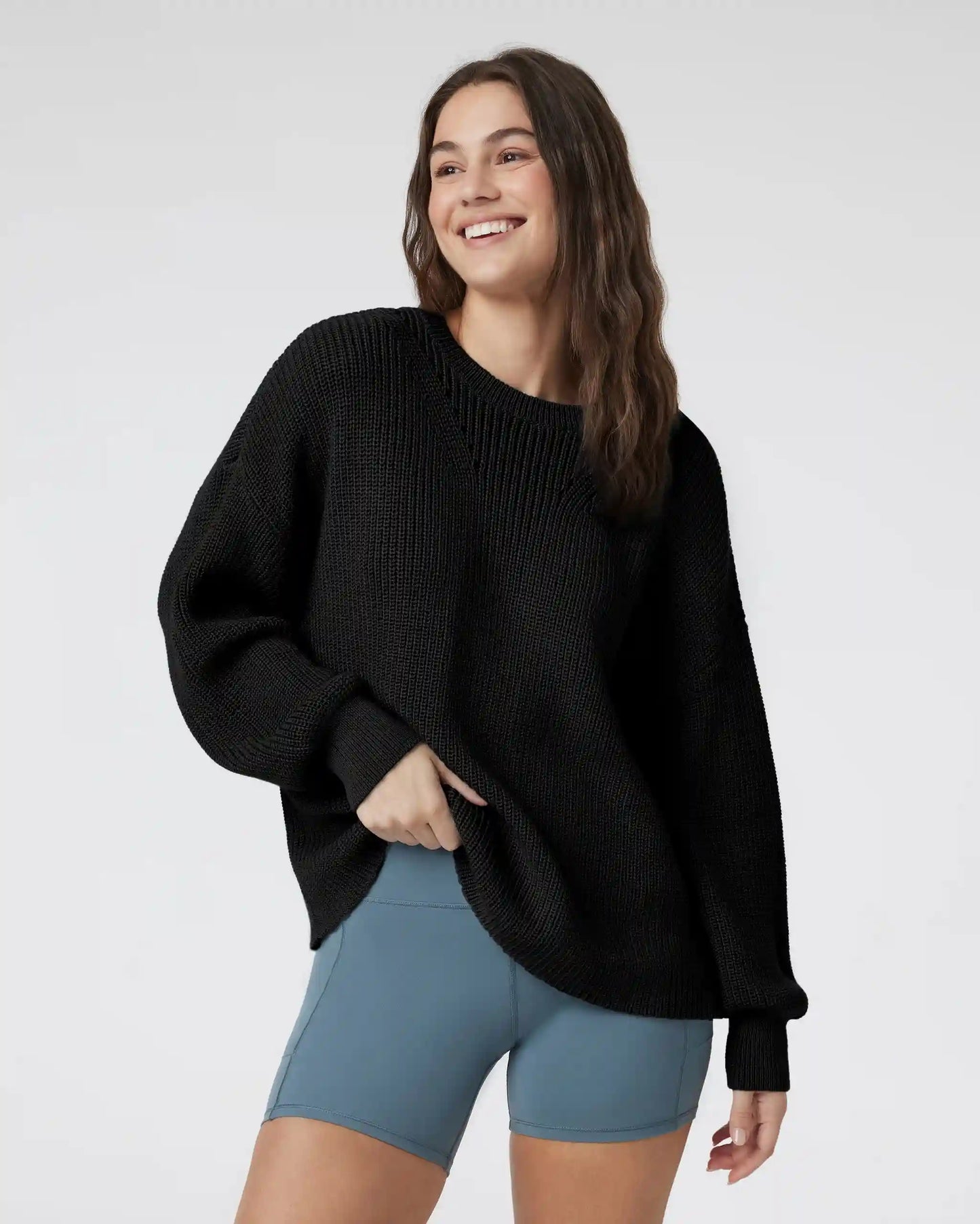 Alps Crew Neck Sweater | Black