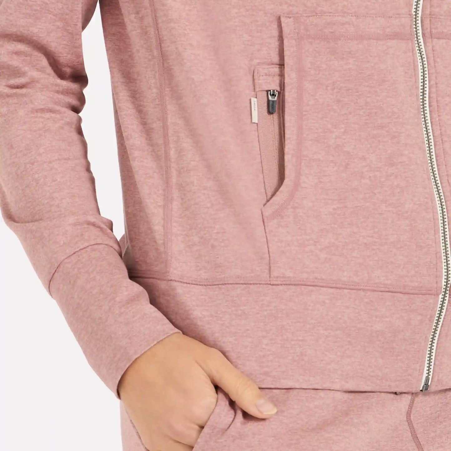 Halo Performance Hoodie | Burnt Clay Heather