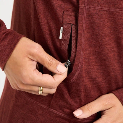 Halo Performance Hoodie | Brick Heather