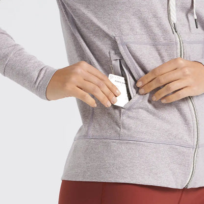 Halo Performance Hoodie | Clay Heather