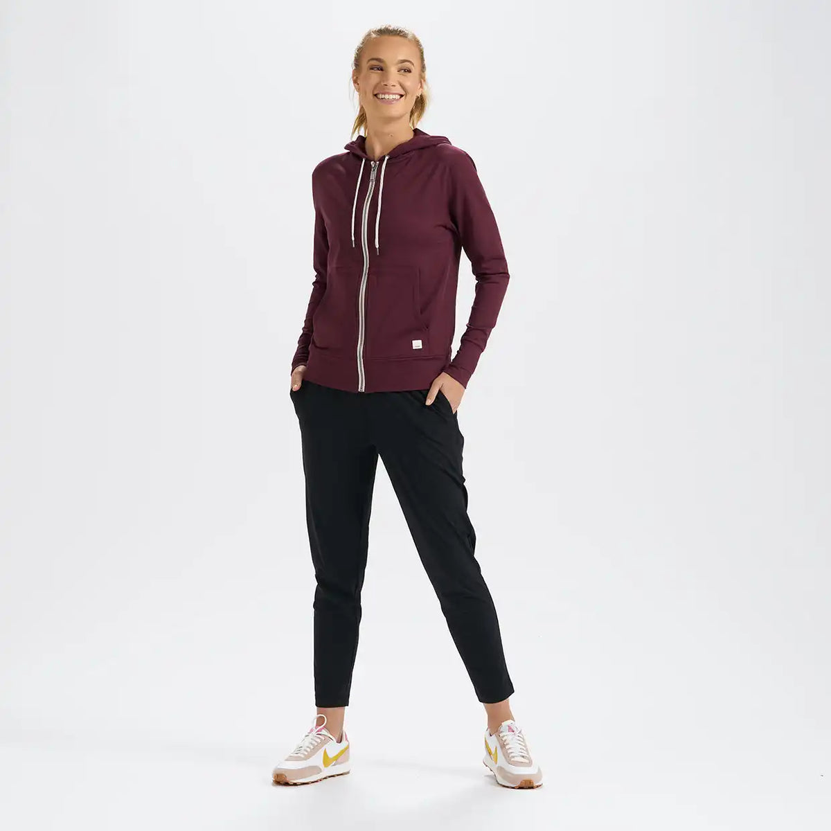 Halo Performance Hoodie | Cerise Heather