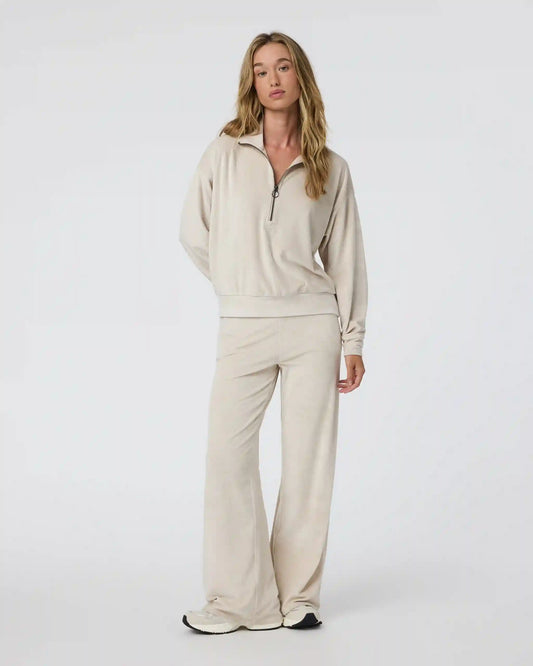 Haven Half Zip | Suede