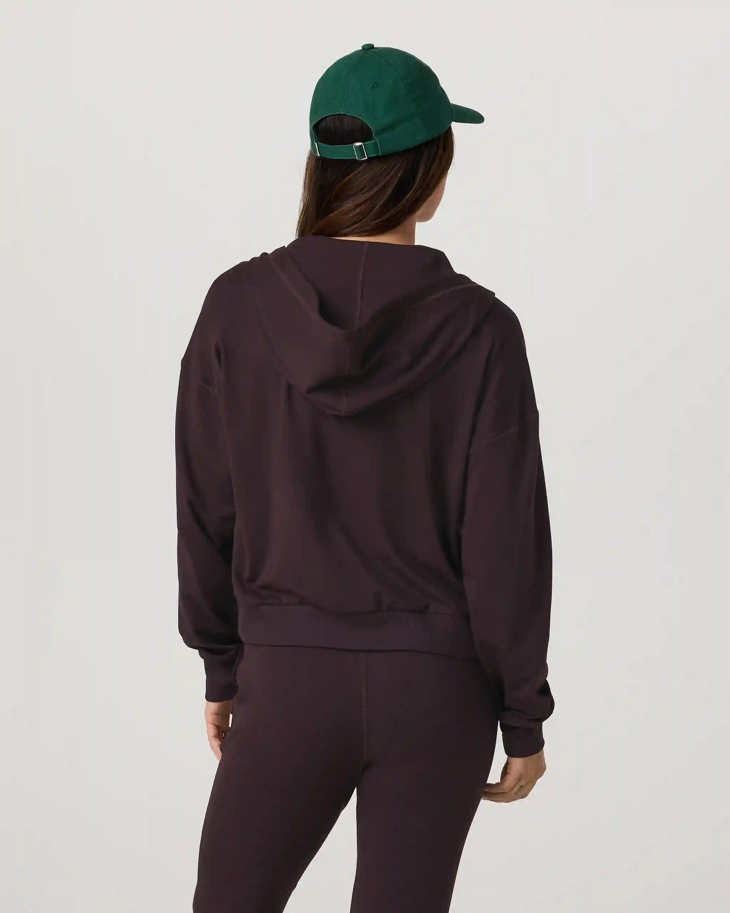 Halo Modern Full Zip Hoodie | Raisin