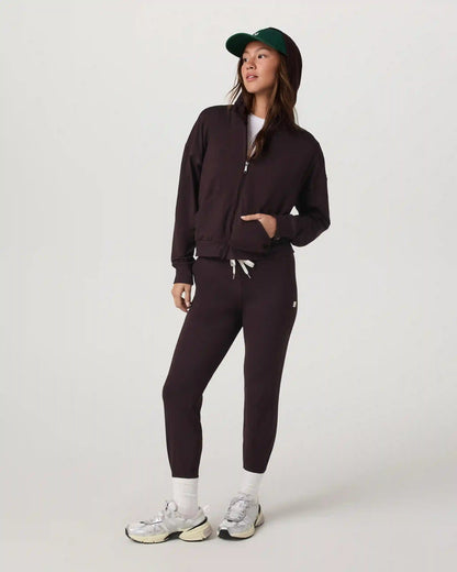Halo Modern Full Zip Hoodie | Raisin