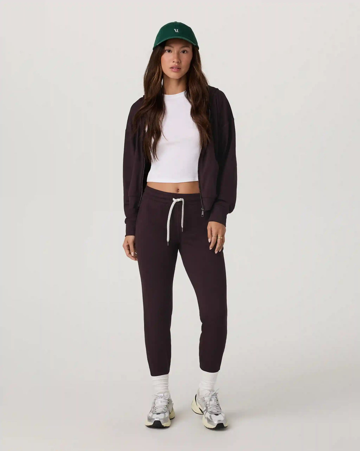 Halo Modern Full Zip Hoodie | Raisin