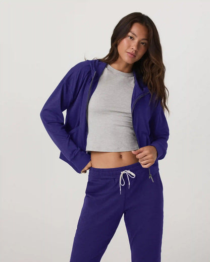 Halo Modern Full Zip Hoodie | Stellar Sky Heather