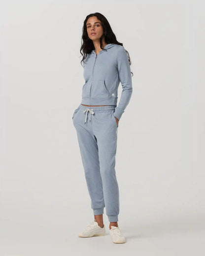 Halo Mini Full Zip Hoodie | Coastal Fog Heather