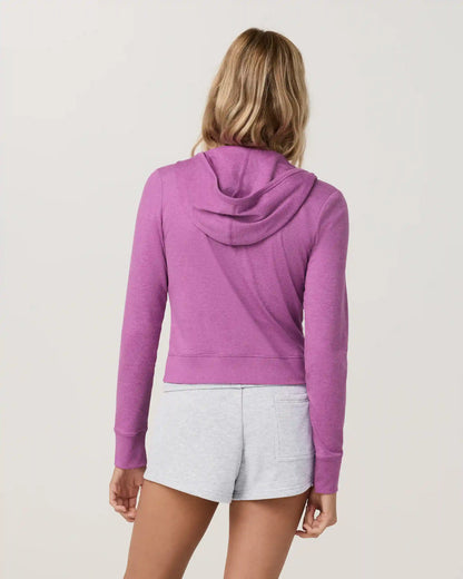 Halo Mini Full Zip Hoodie | Bloom Heather