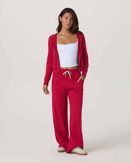 Halo Mini Full Zip Hoodie | Strawberry Heather