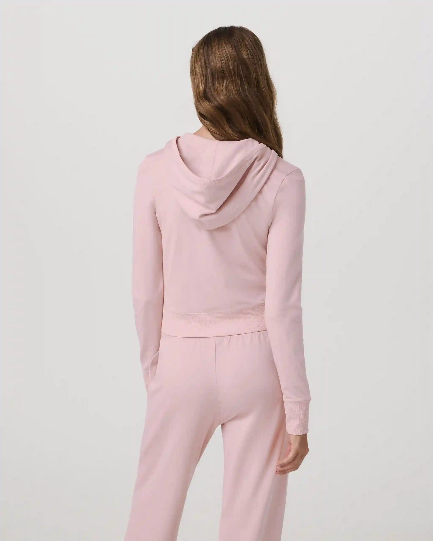 Halo Mini Full Zip Hoodie | Vintage Rose Heather
