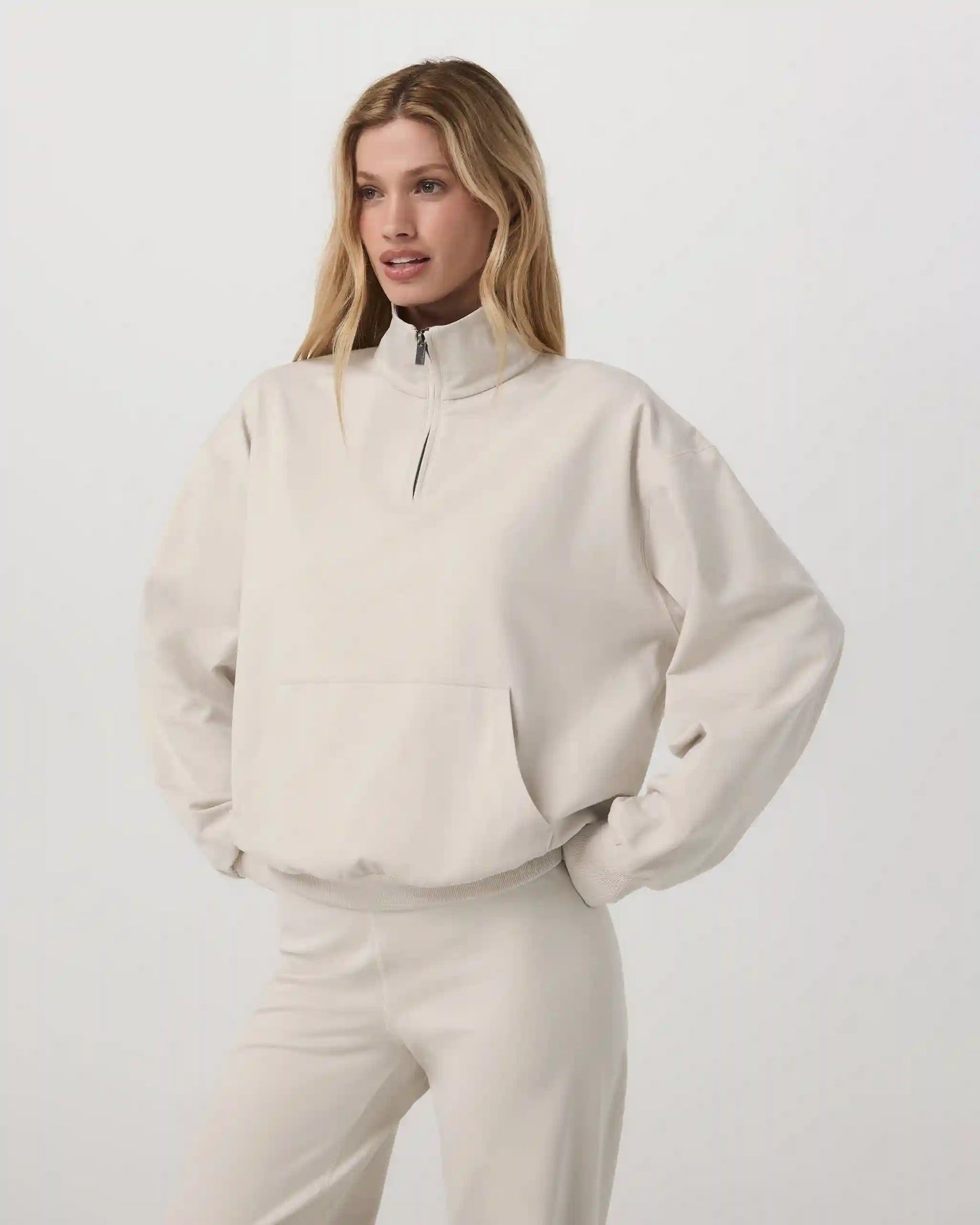 Granite Half Zip | Oatmeal Heather