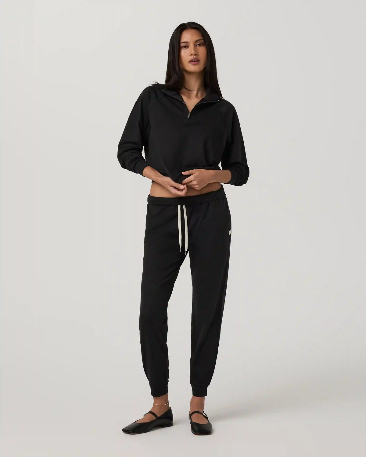 Halo Half Zip | Black Heather