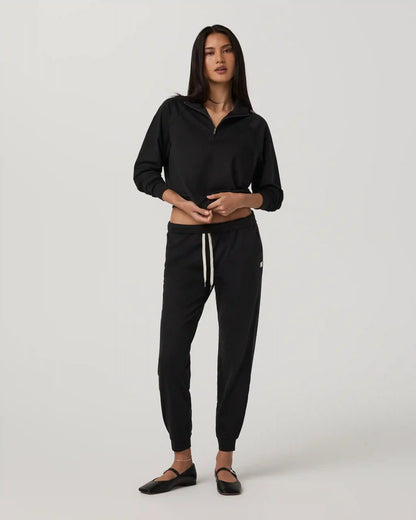 Halo Half Zip | Black Heather