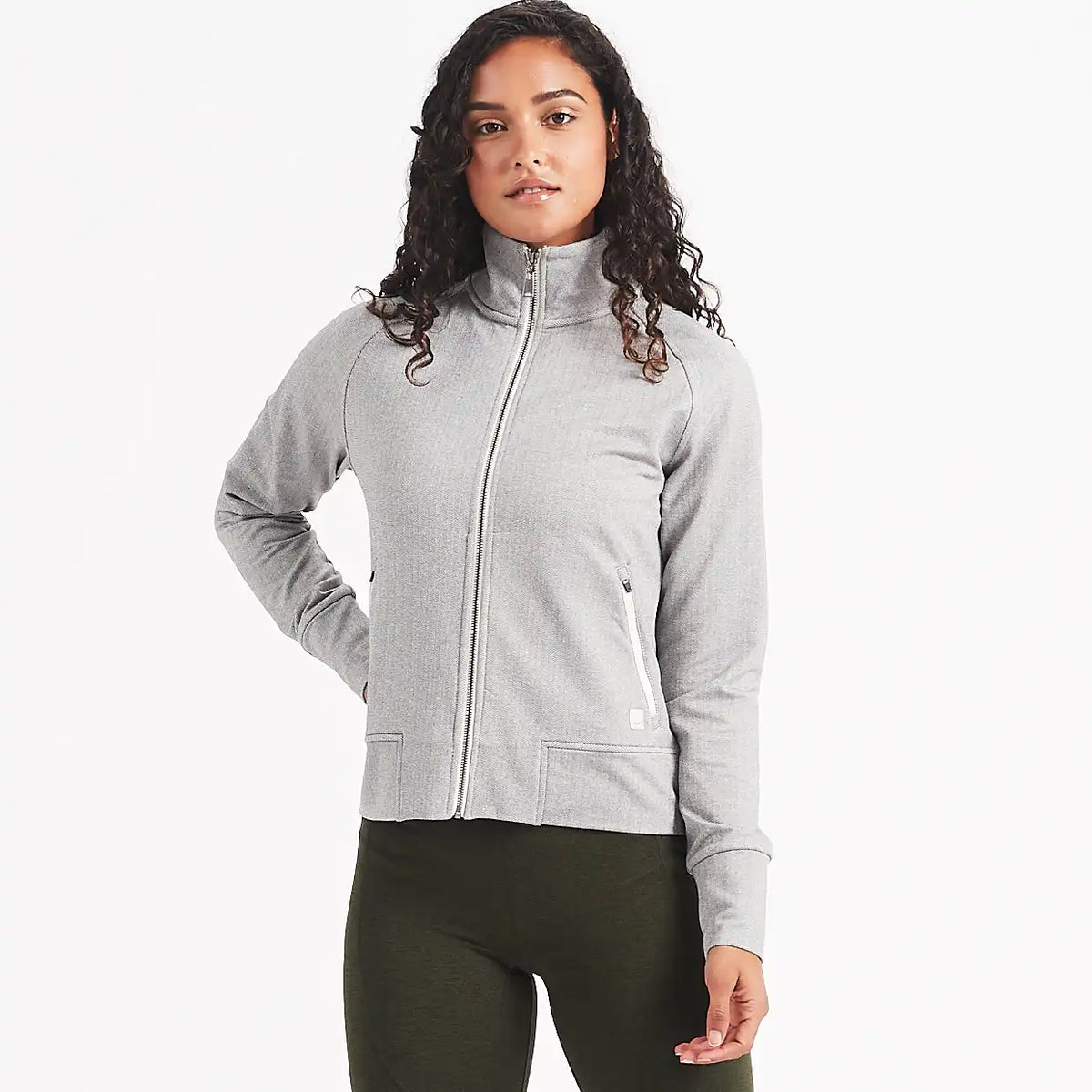 Herringbone Jacket | Light Grey