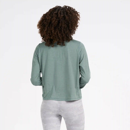 Crescent Half Zip | Kelp Heather