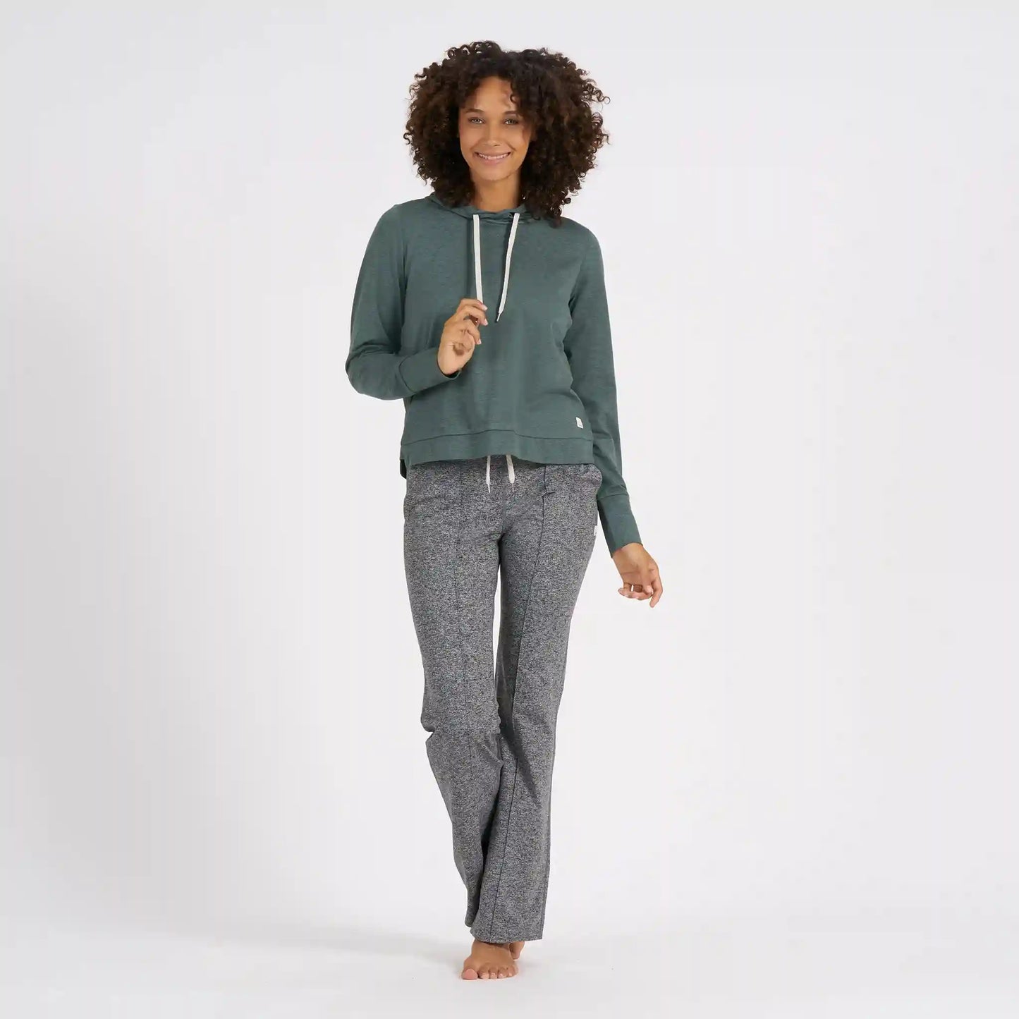 Halo Essential Hoodie | Kelp Heather