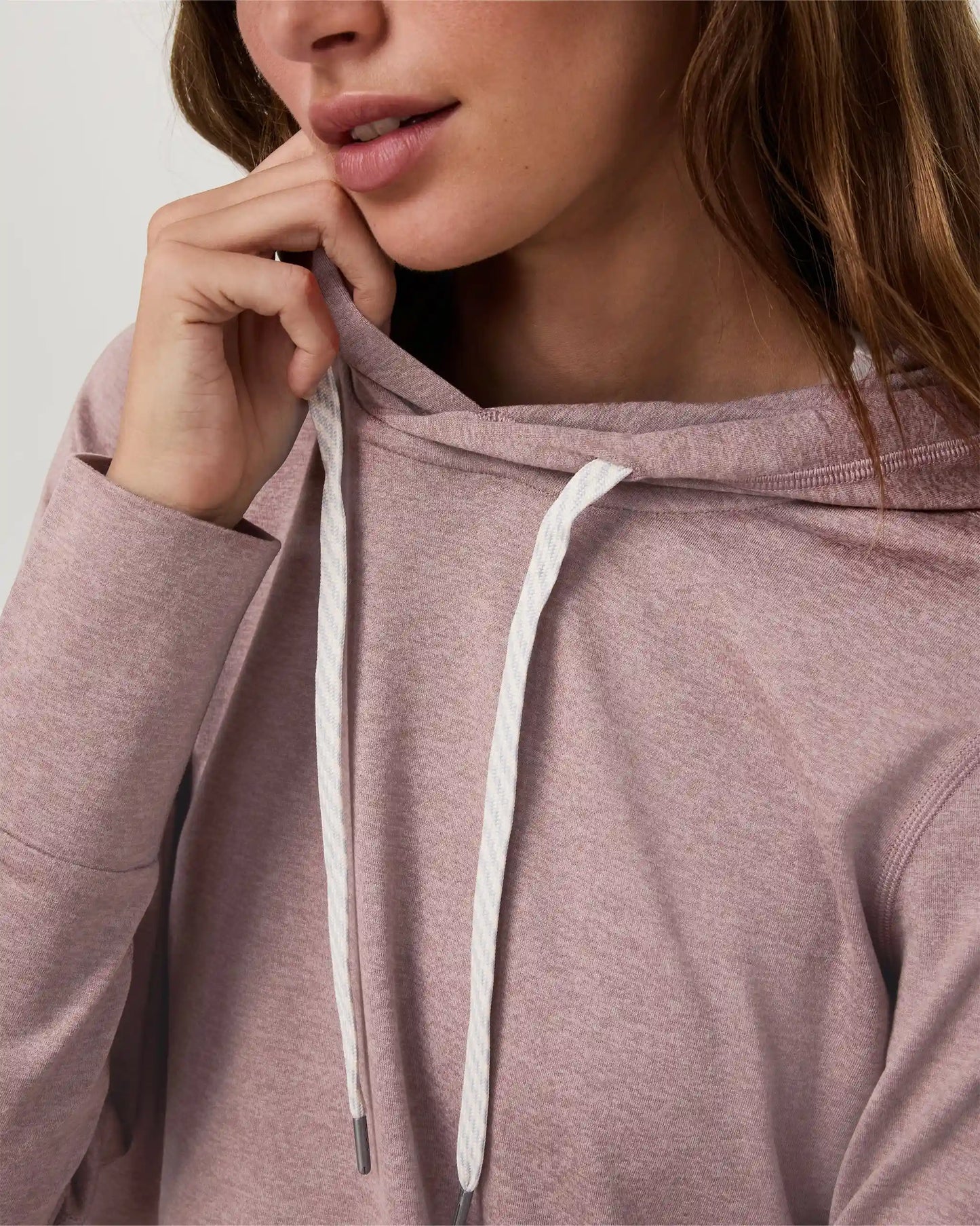 Halo Essential Hoodie | Zion Rose Heather