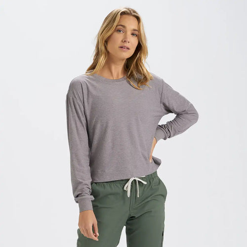 Long-Sleeve Solstice Tee | Clay Heather