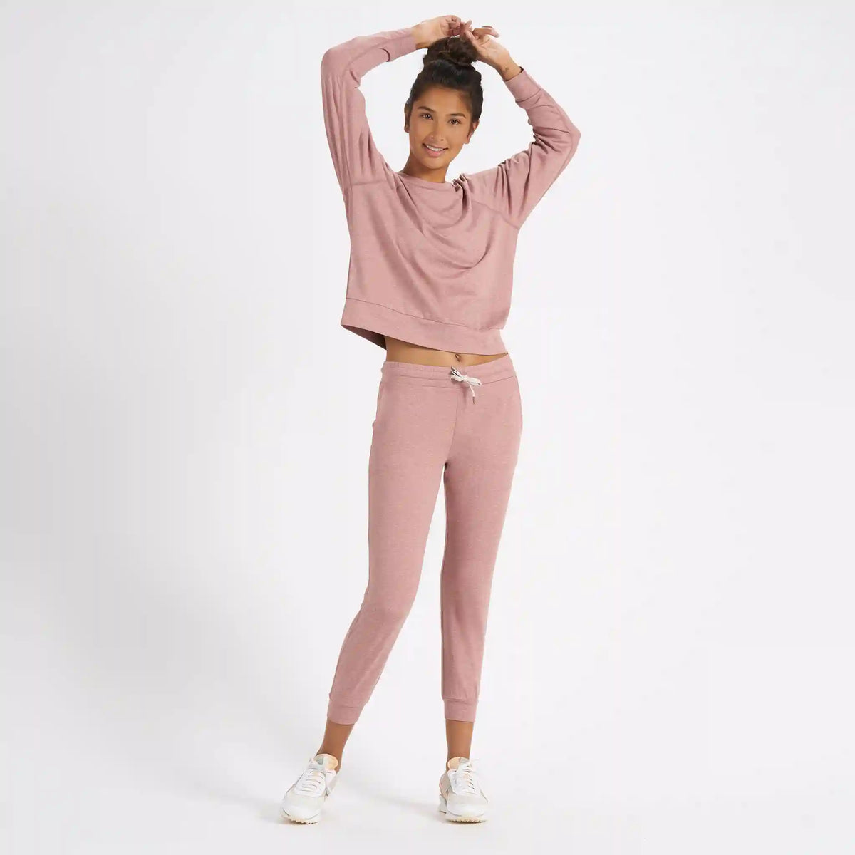 Long-Sleeve Halo Crew | Burnt Clay Heather