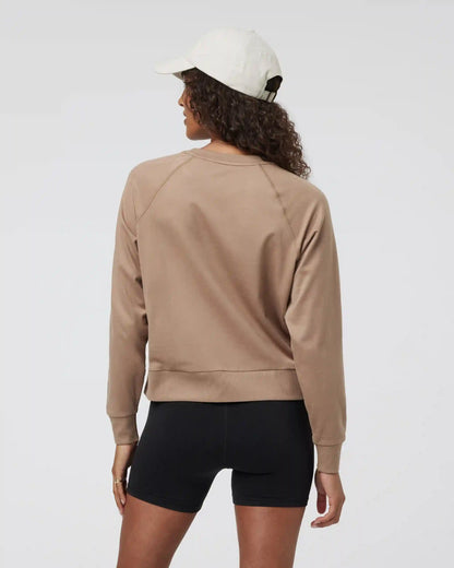 Long Sleeve Halo Crew | Goldenrod Heather