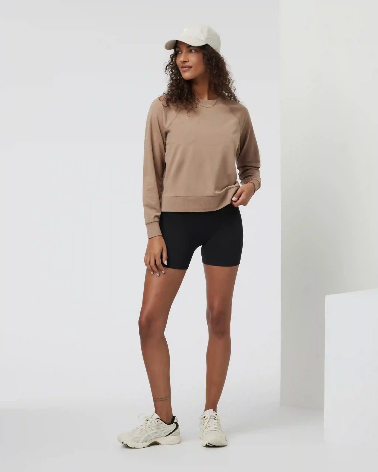 Long Sleeve Halo Crew | Goldenrod Heather