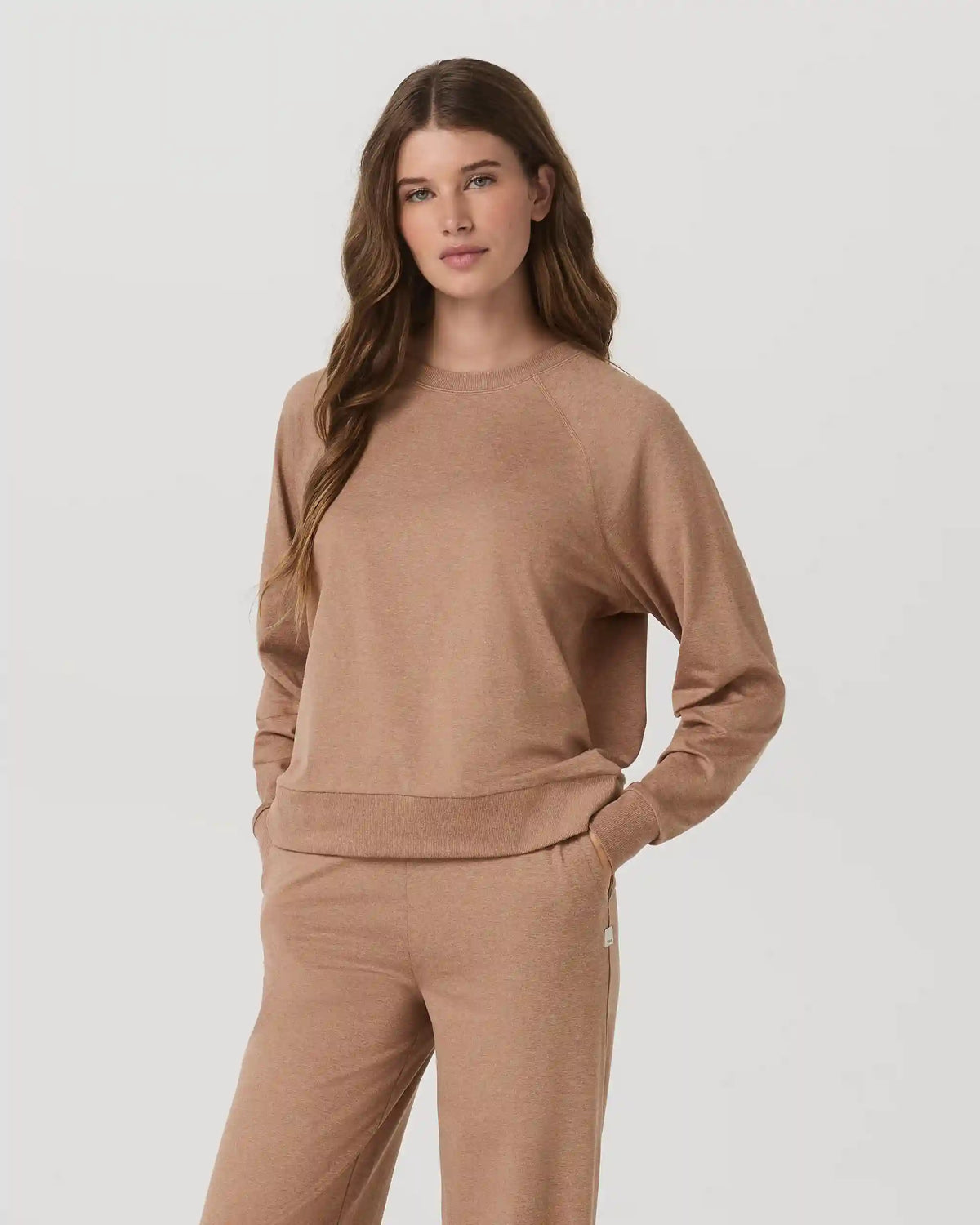 Long-Sleeve Halo Crew | Nutmeg Heather