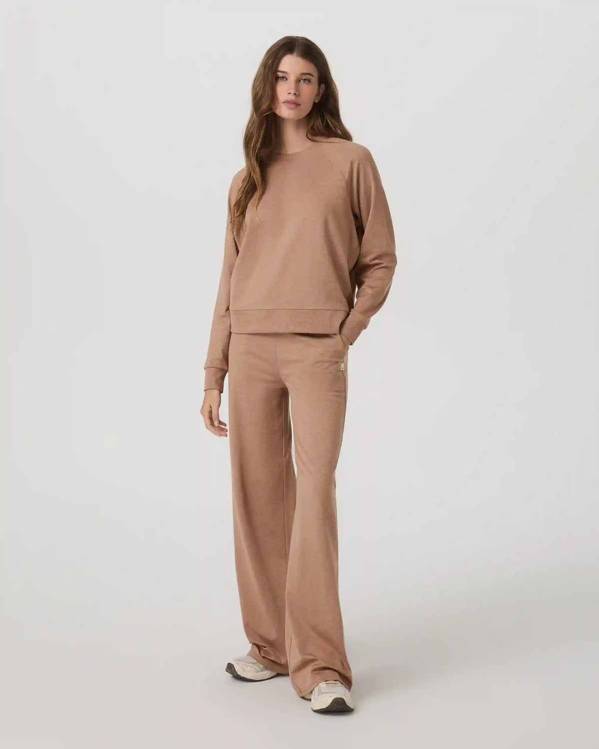 Long-Sleeve Halo Crew | Nutmeg Heather