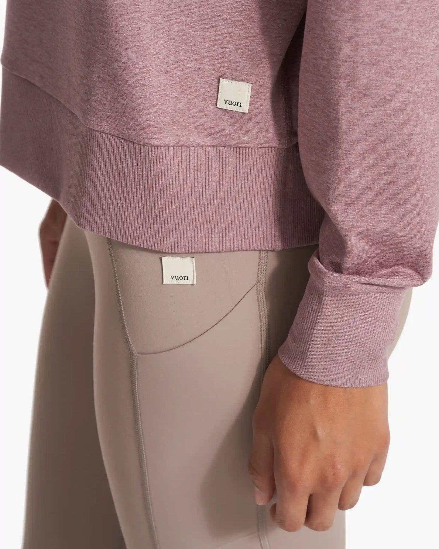 Long Sleeve Halo Crew | Orchid Heather