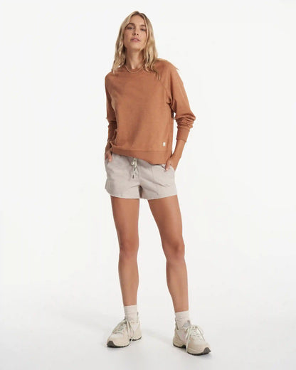 Long Sleeve Halo Crew | Palo Santo Heather