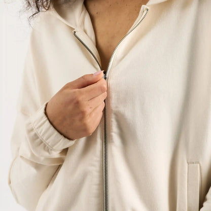 Laguna Zip Hoodie | Natural