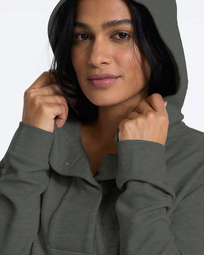 Bayview Thermal Hoodie | Shale