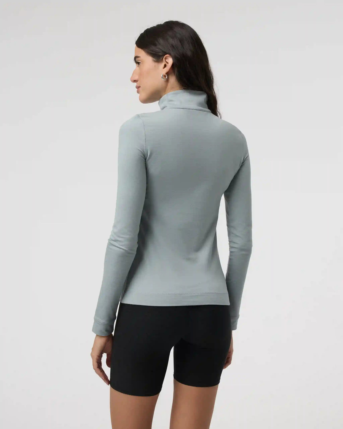 Halo Essential Half Zip | Chalk Blue Heather