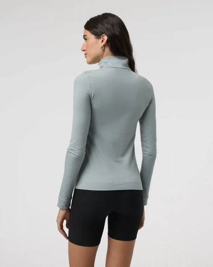 Halo Essential Half Zip | Chalk Blue Heather