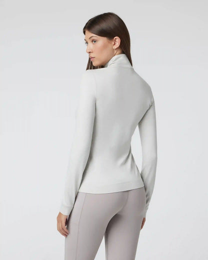 Halo Essential Half Zip | Salt Heather