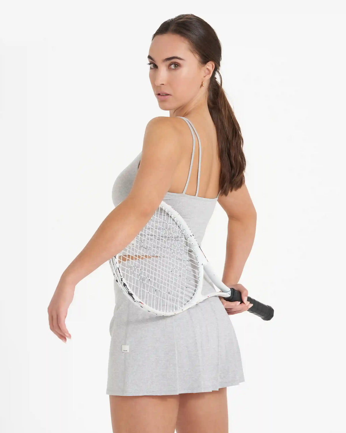 Halo Performance Skirt | Pale Grey Heather