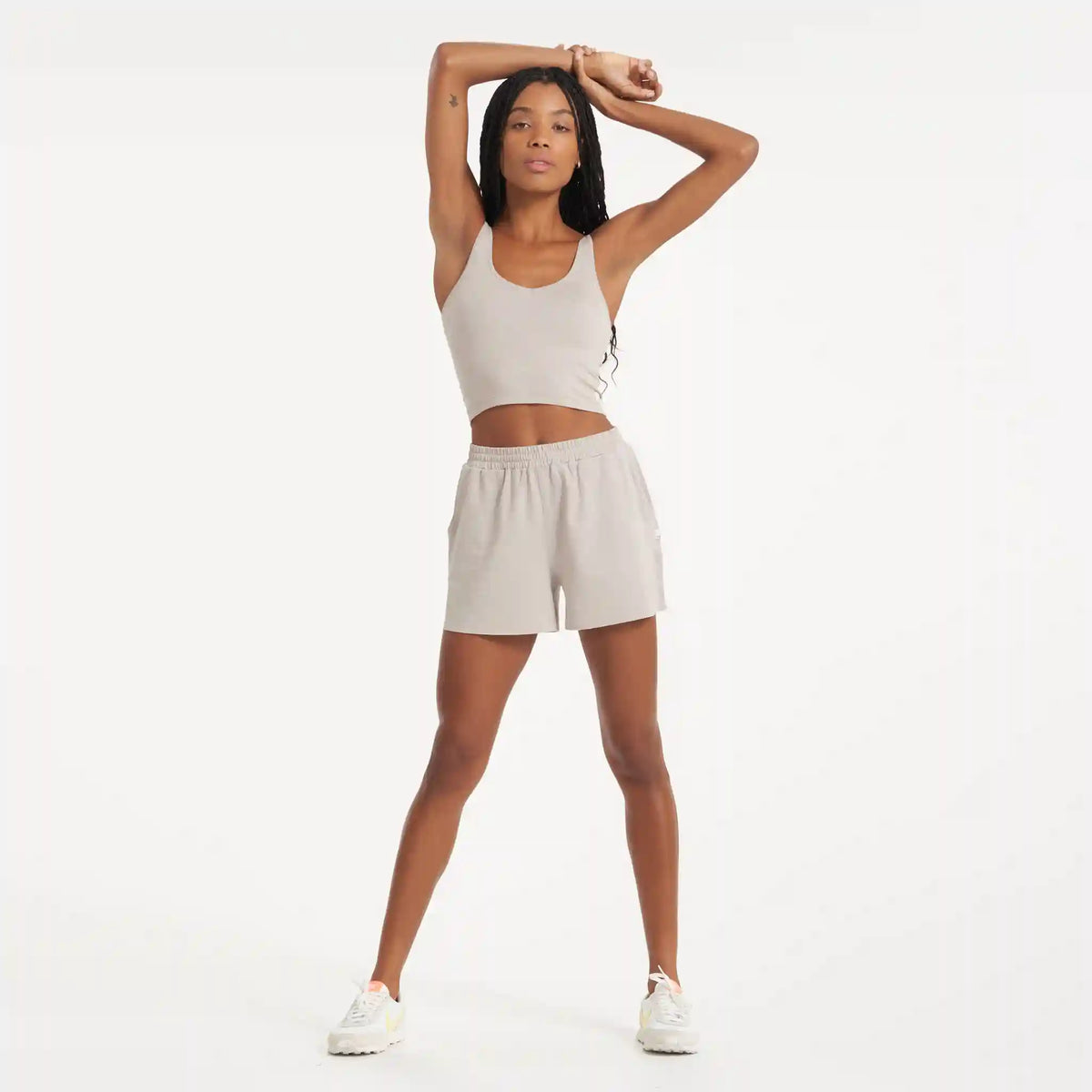 Boyfriend Short | Oyster Heather