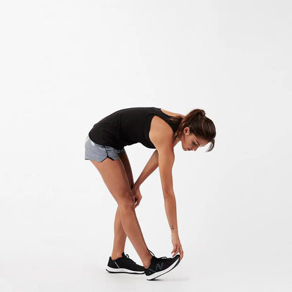 Clementine Short | Grey Linen Palm Frond