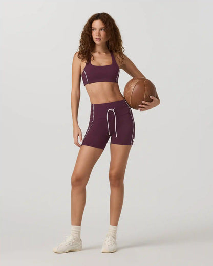 Daily Piped Short 5" | Cerise
