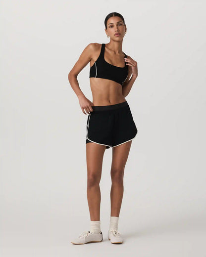 Luna Piped Short | Black