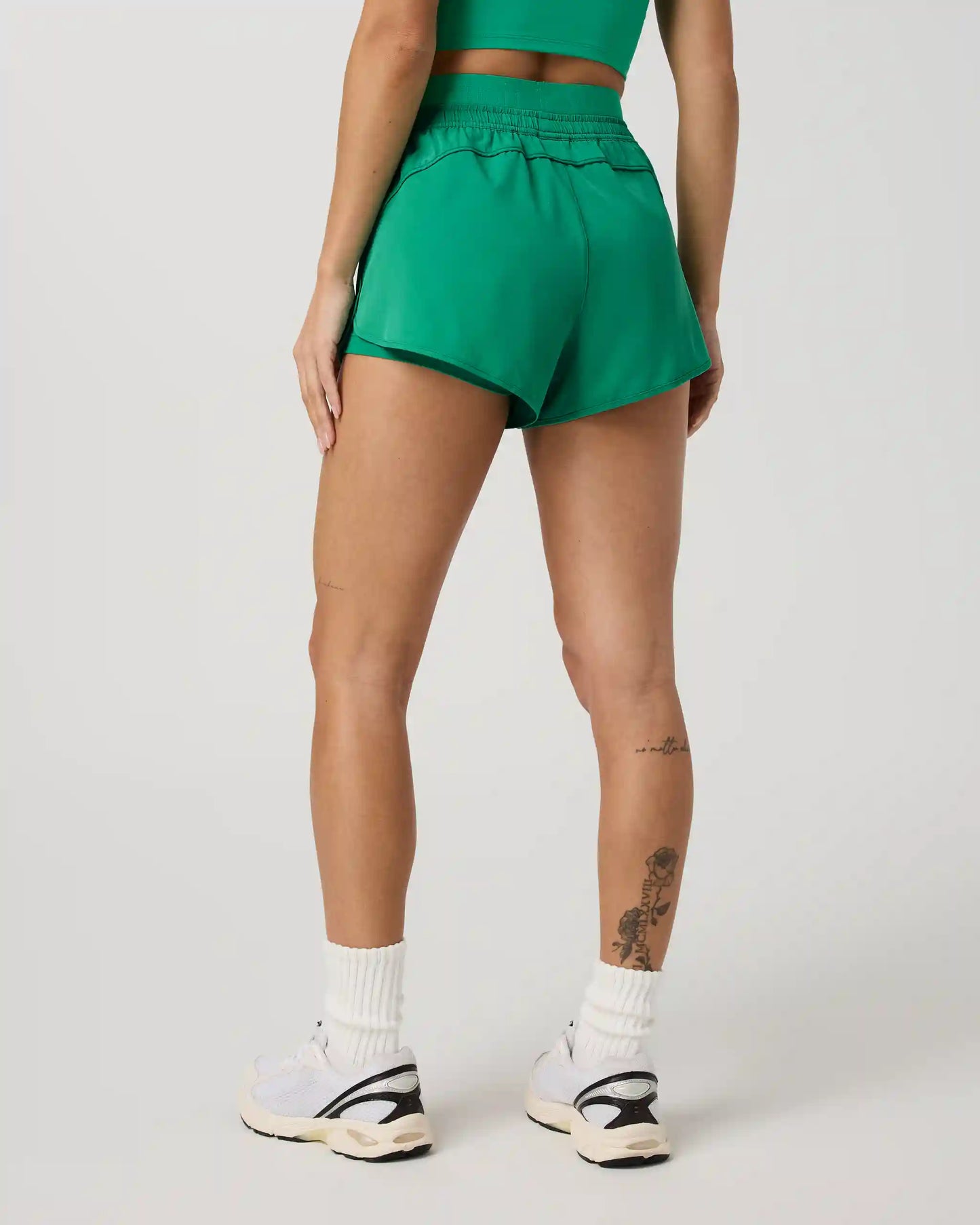 Luna Piped Short | Emerald