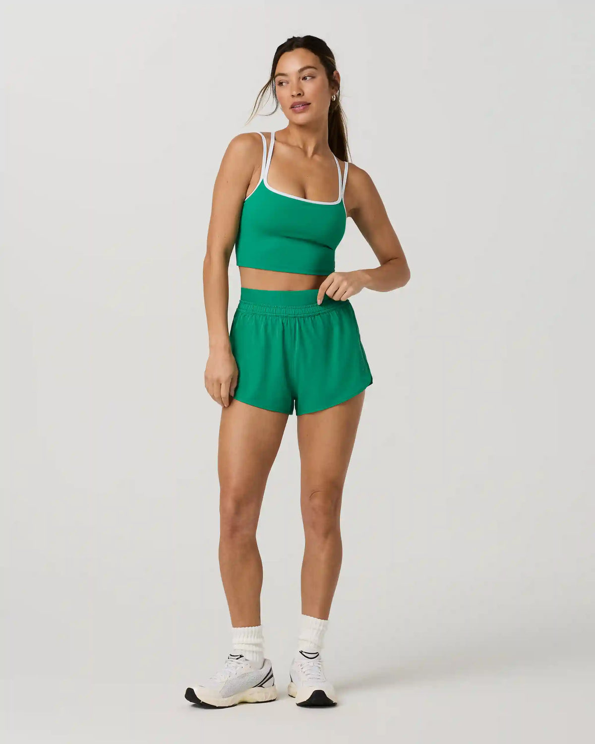 Luna Piped Short | Emerald