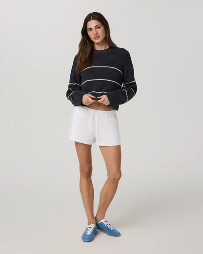 Heavyweight Cotton Easy Short | White