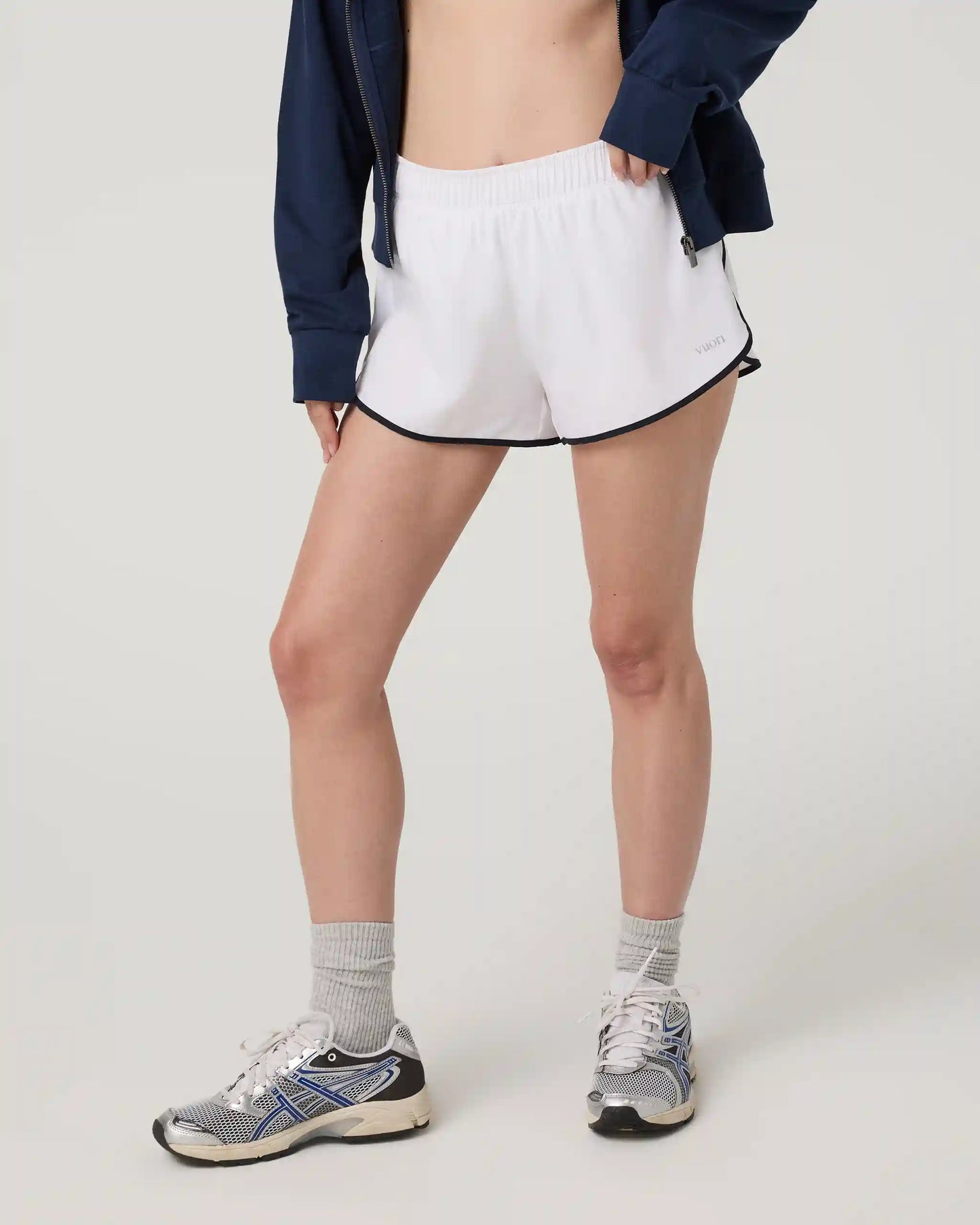 Clementine Retro Short 2.5" | White