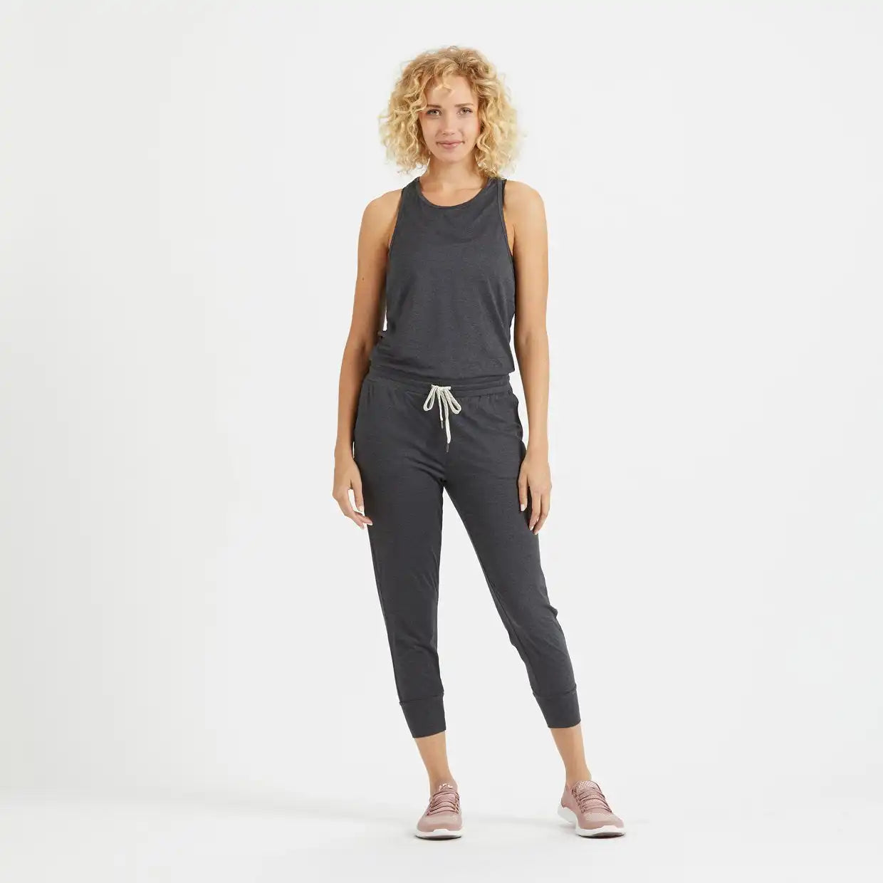 Luna Jumpsuit | Charcoal Heather