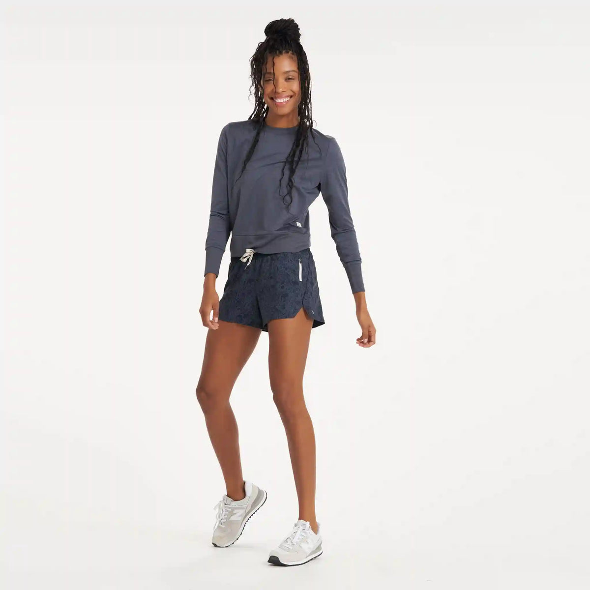 Clementine Short 4 | Azure Speckled Camo