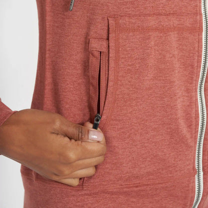 Halo Performance Hoodie | Cinnamon Heather