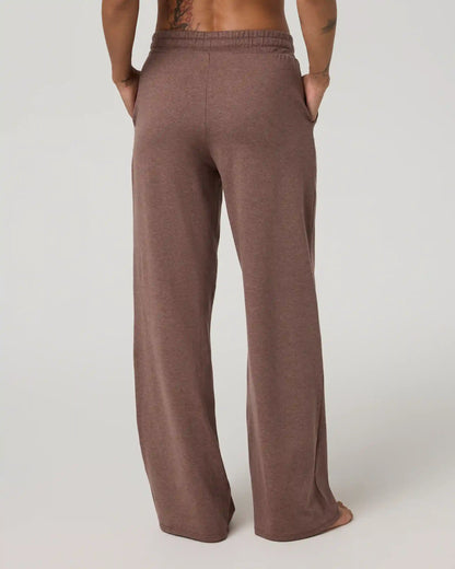 Halo Essential Wideleg Pant | Sable Heather