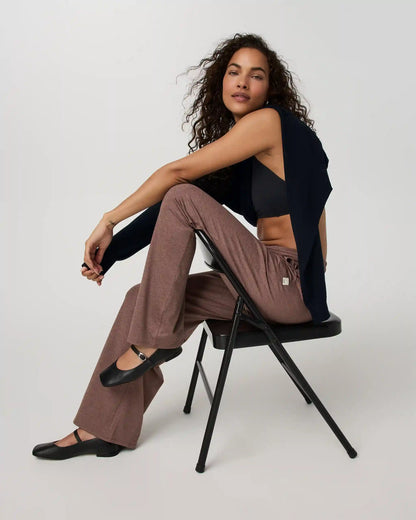 Halo Essential Wideleg Pant | Sable Heather
