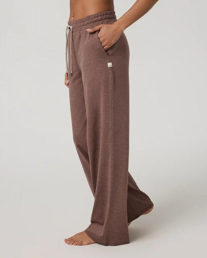 Halo Essential Wideleg Pant | Sable Heather