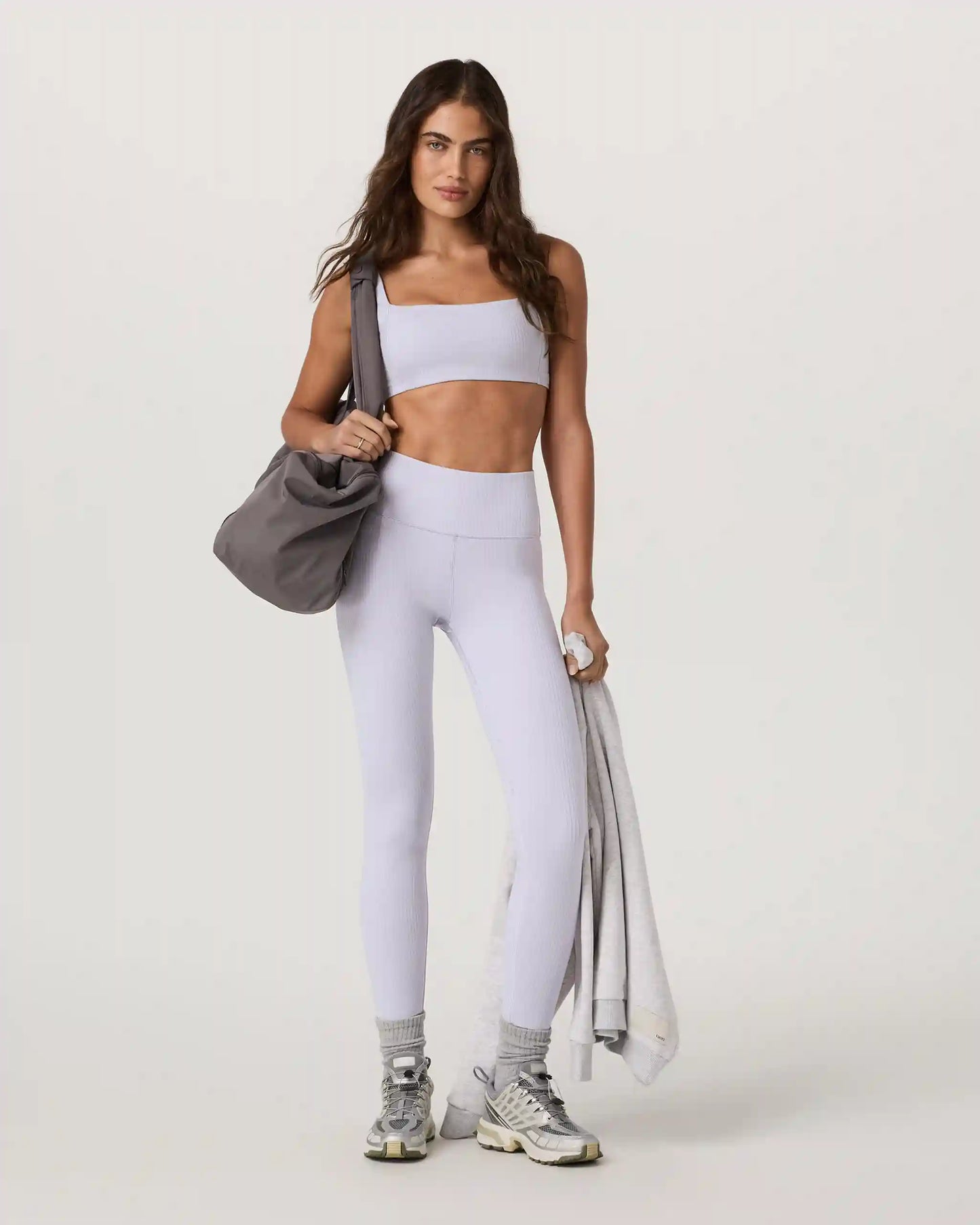 Inversion Rib Bra | Lavender Ice